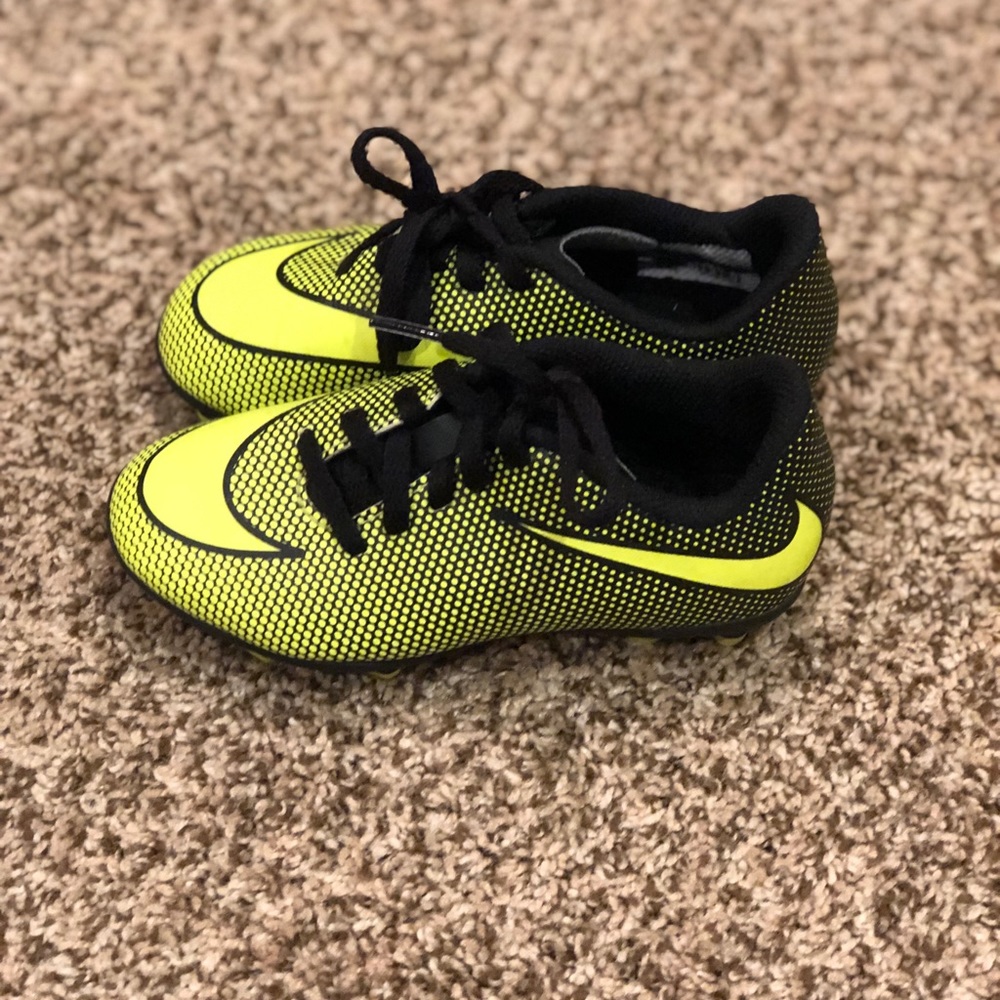 Nike Soccer Cleats size 10C.  Hardly ever worn